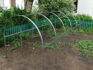 Парник из оцинкованной  трубы под пленку "СЛАВА"