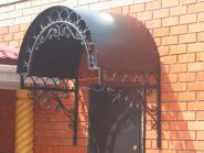 Козырек кованый (04 - 005) - горячая ковка