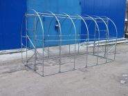 Теплица из оцинкованной незамкнутой трубы "СЛАВА-4"