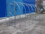 Теплица из оцинкованной незамкнутой трубы "СЛАВА-3"